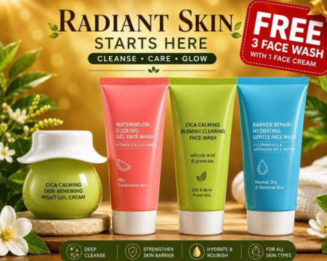 glowing-face-no-spots-for-men-and-women-3-face-wash-free-IMG